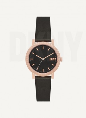 DKNY New Plattform Uhren Damen Schwarz | Austria_D1711