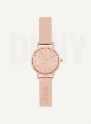DKNY Soho Uhren Damen Rosa Gold | Austria_D1631
