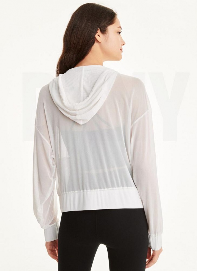 DKNY Power Mesh Jacken Damen Beige | Austria_D1689
